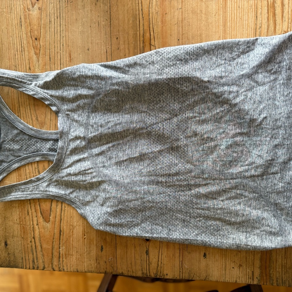 Gray Lululemon tank top